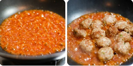 Công thức cho món thịt viên sốt cà chua cực ngon miệng